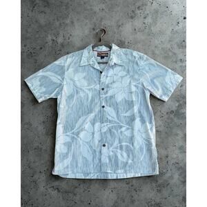 Vintage Quicksilver Hawaiian Boardriding Button-Up
